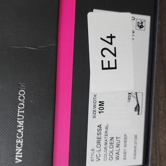 NEW Vince Camuto Womens Leather Loressa Strappy Platform Golden Walnut 10 - Picture 9 of 9